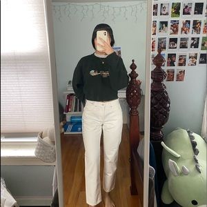 UNIQLO relaxed tapered ankle jeans